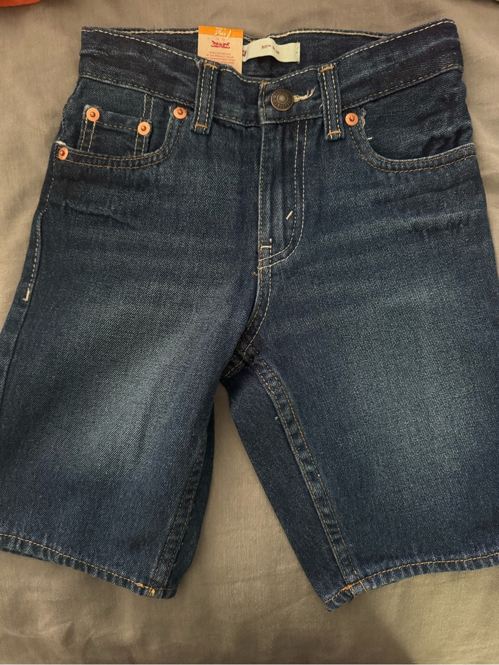Levi's Dark Blue Denim Kids Shorts